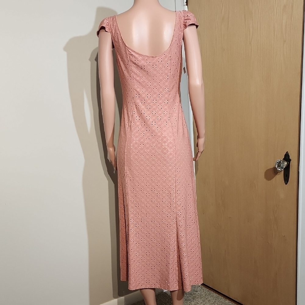 Wayf Pink Maxi Sundress with Sweetheart Neckline - Picture 7 of 13